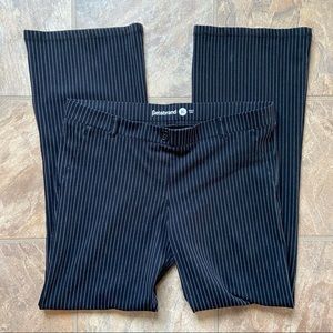 Betabrand Striped Yoga Pants Dress Pants